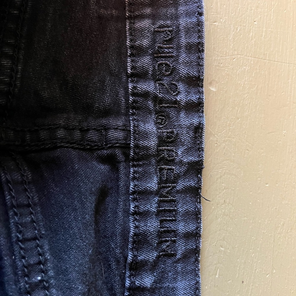 Rue 21 Premium Skinny Supreme Flex Black Distressed Jeans - Picture 6 of 10